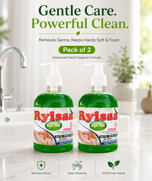 Ryisaa Glycerin Liquid Hand Wash Refill - Pack of 2