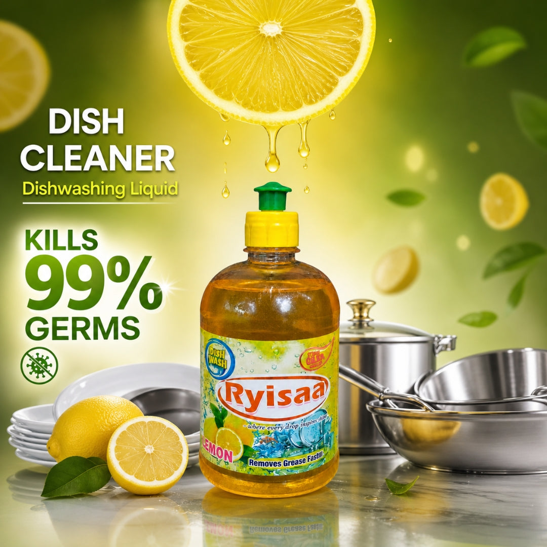 Ryisaa Combo - Liquid Hand Wash & Dish Wash - Pack of 2