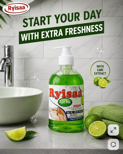 Ryisaa Glycerin Liquid Hand Wash Refill - Pack of 3