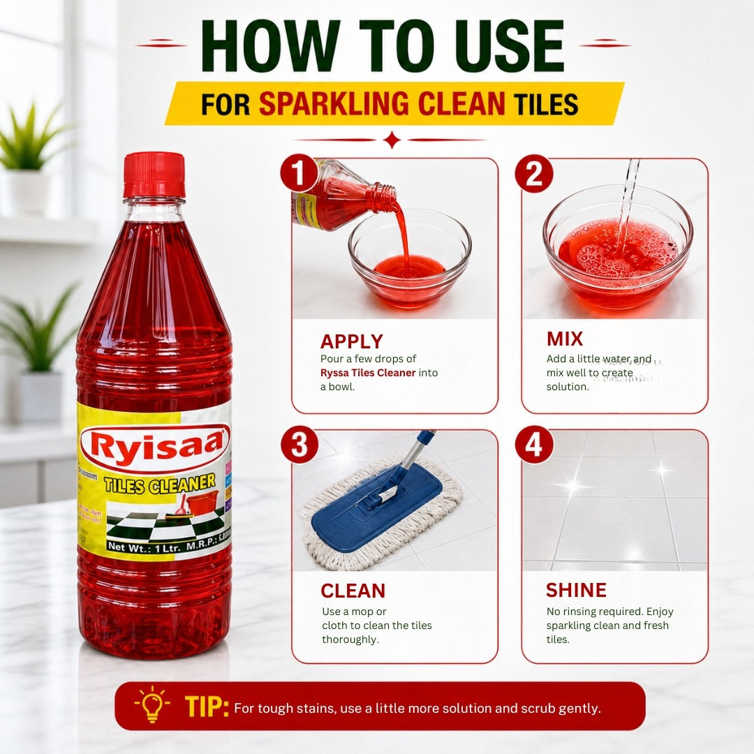 Ryisaa Tiles Cleaner - Pack of 3