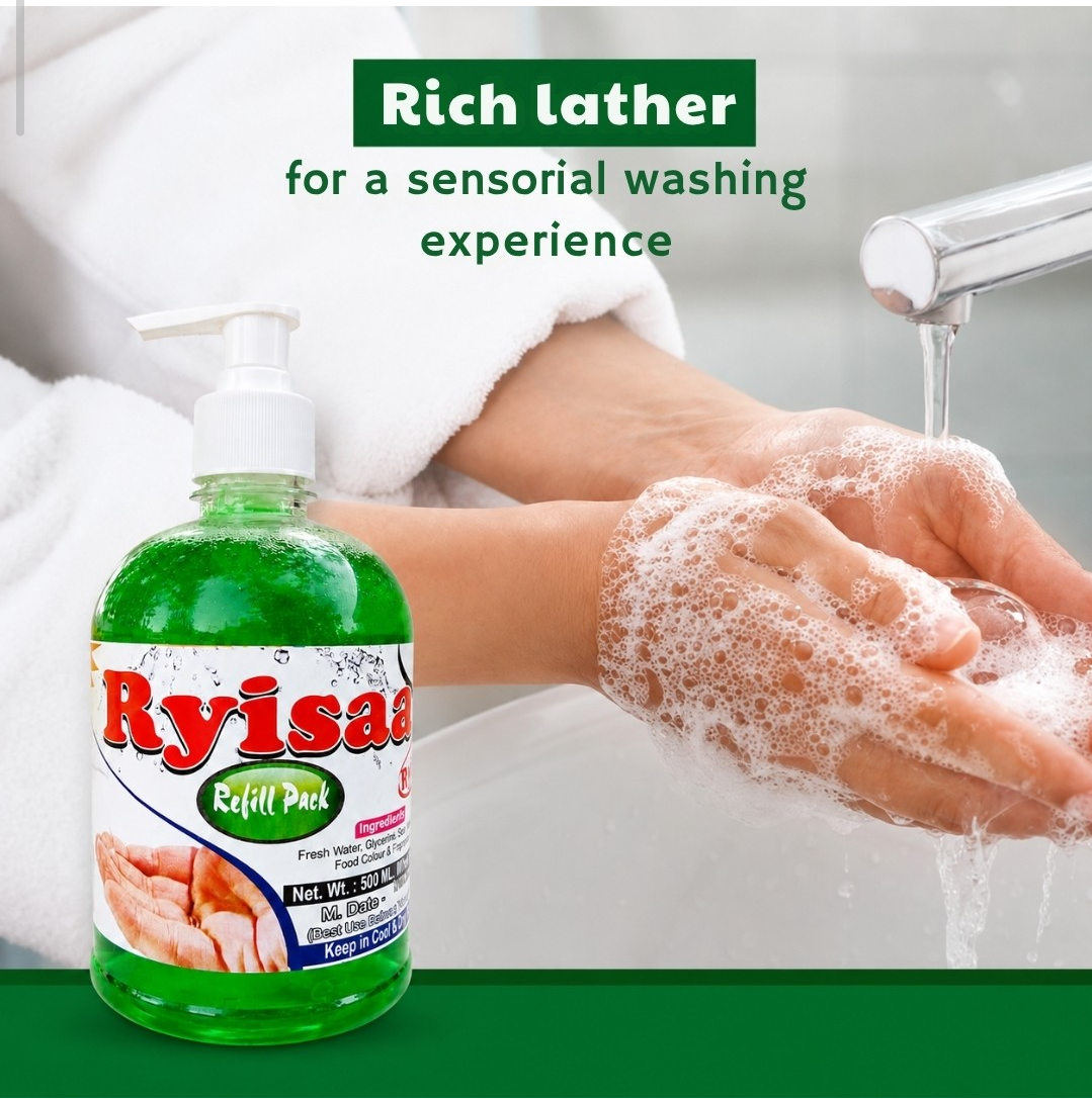 Ryisaa Combo - Liquid Hand Wash & Dish Wash - Pack of 2