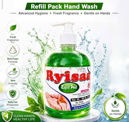 Ryisaa Glycerin Liquid Hand Wash Refill - Pack of 3
